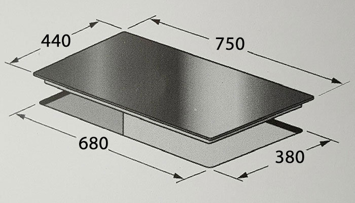 bếp gas âm Kaff KF-212