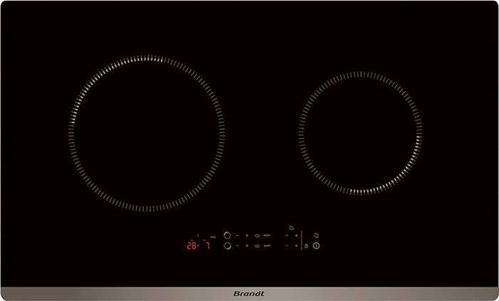 Bếp từ Brandt BPI6230BL tiện lợi với 2 vùng nấu