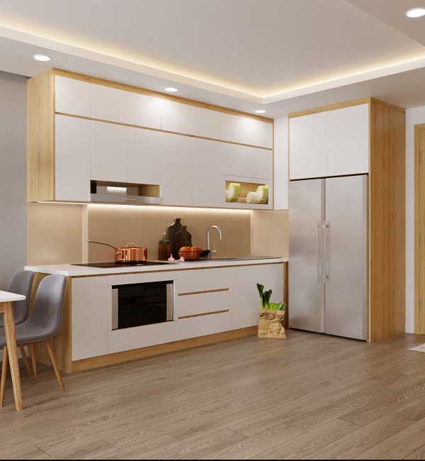 Một số nguyên tắc thiết kế tủ bếp để mang đến không gian tiện dụng.