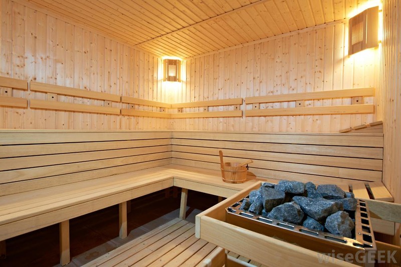 Mẫu phòng xông khô gia đình với máy sauna