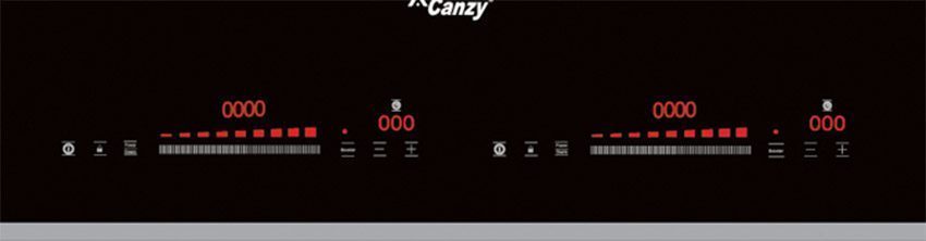 Bảng điều khiển của bếp điện từ hồng ngoại Canzy CZ 06H