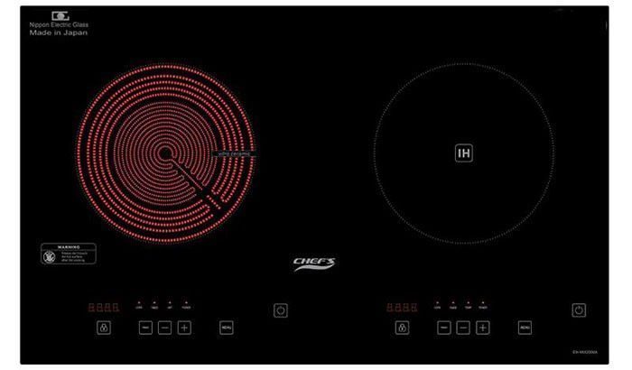 Bếp đôi hồng ngoại điện từ Chef's EH-MIX2000A