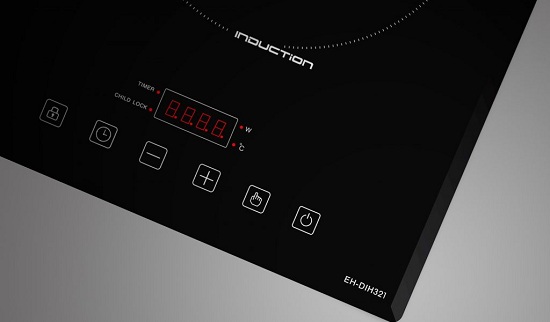 bảng điều khiển của bếp