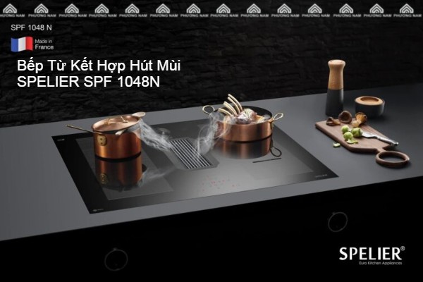 Bếp Từ Kết Hợp Hút Mùi SPELIER SPF 1048N - Bếp Phương Nam