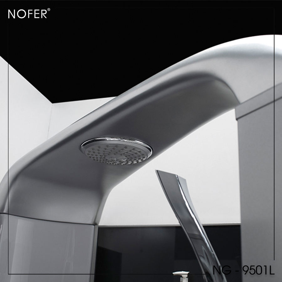 Sen trần và sen tay của bồn tắm massage Nofer NG-9501L