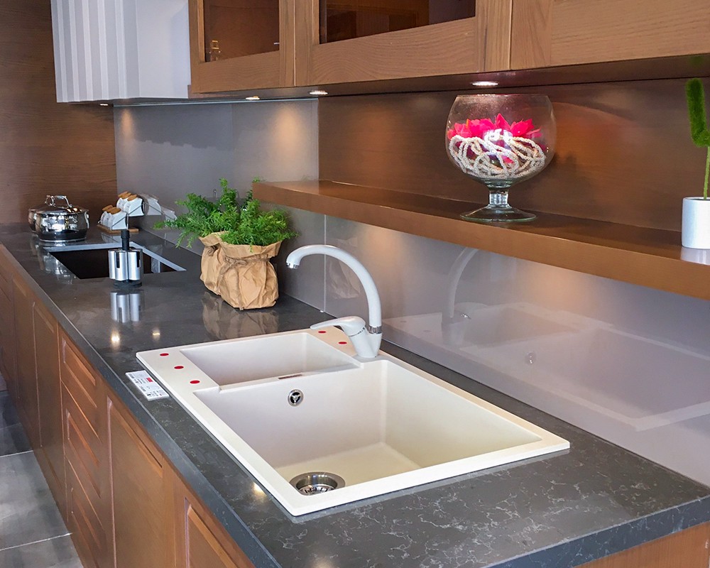 chậu rửa chén bằng đá ENC2