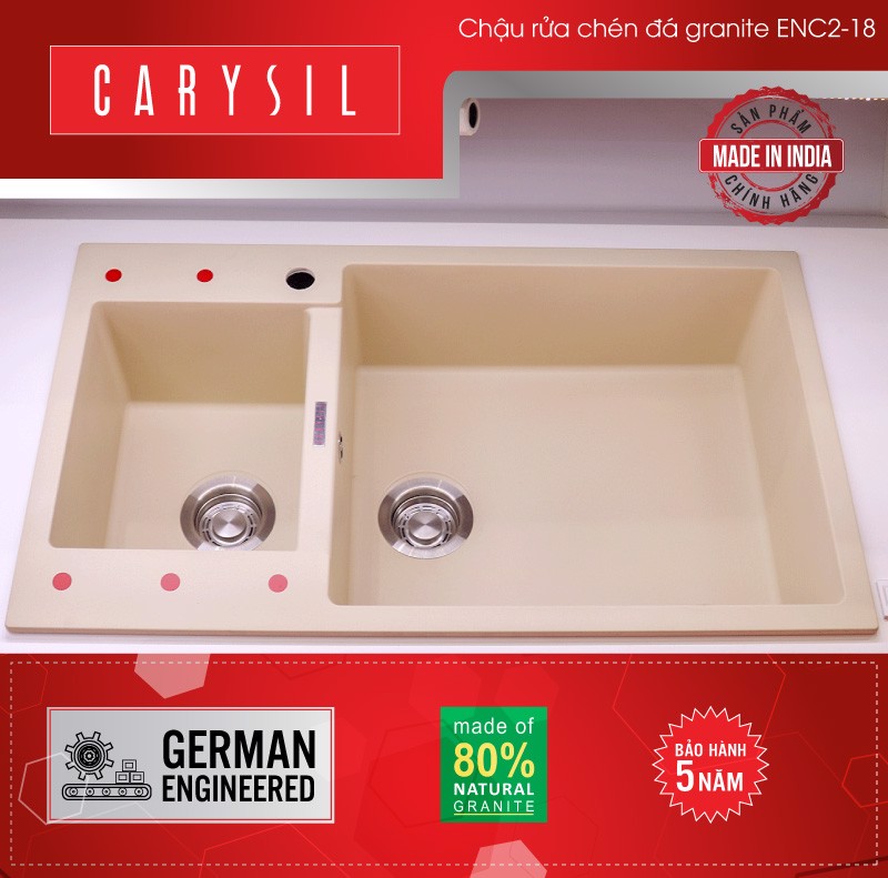 chậu rửa chén bằng đá granite ENC2