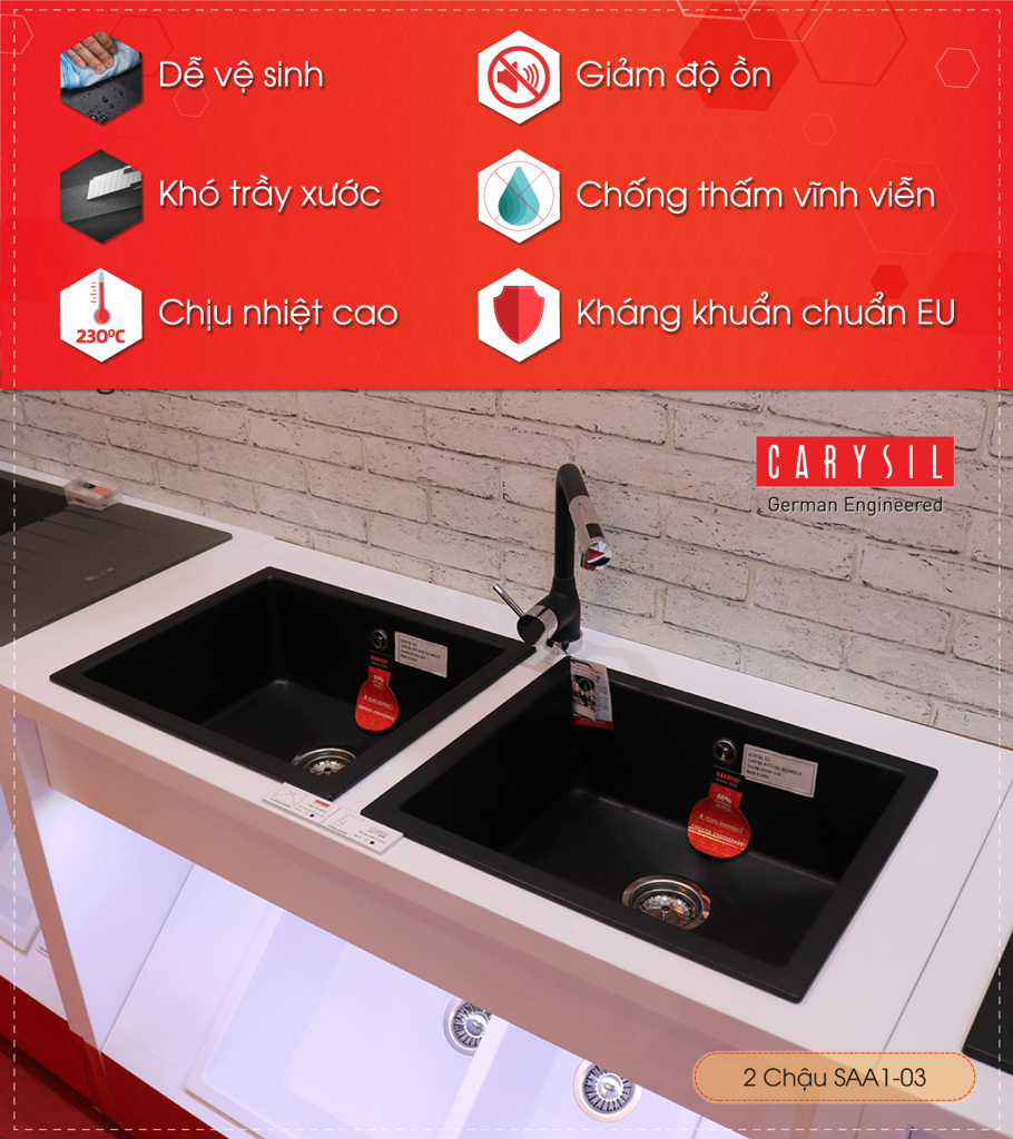 chậu rửa chén đơn SAA1
