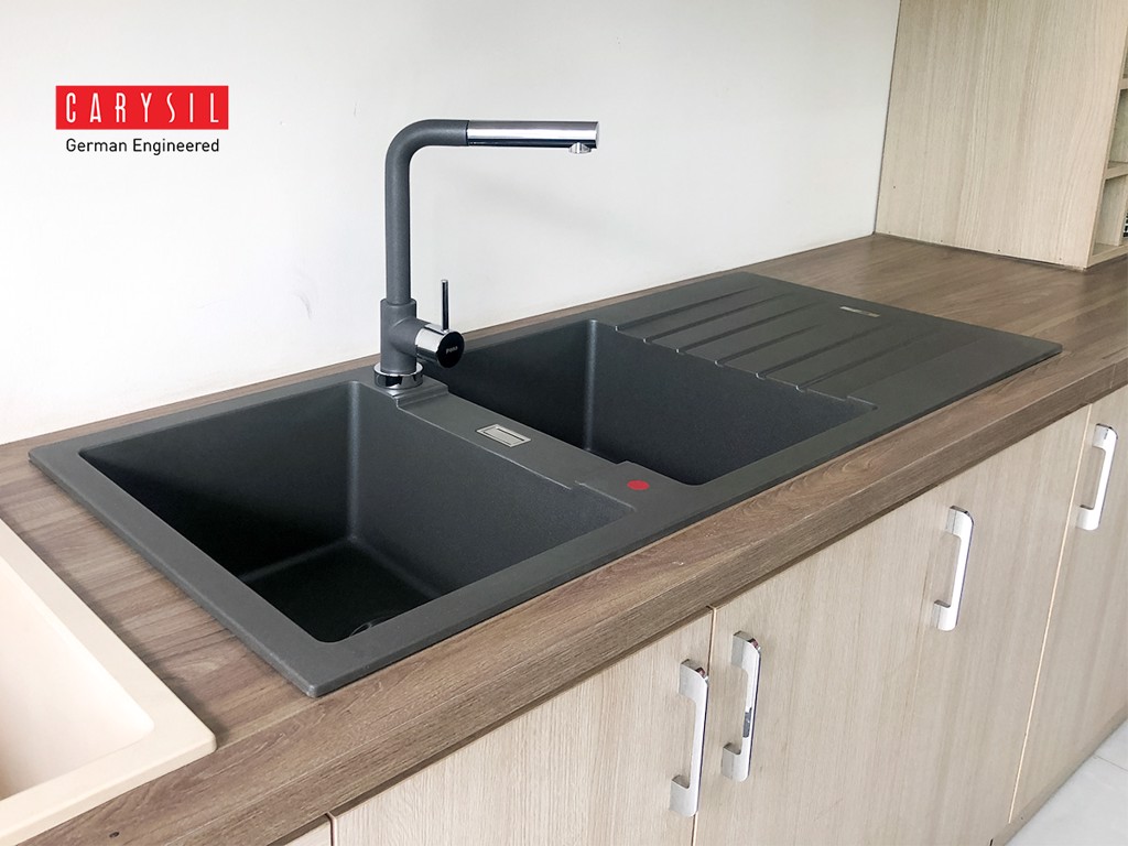 chau rua bat bang da granite co canh Carysil TIP1