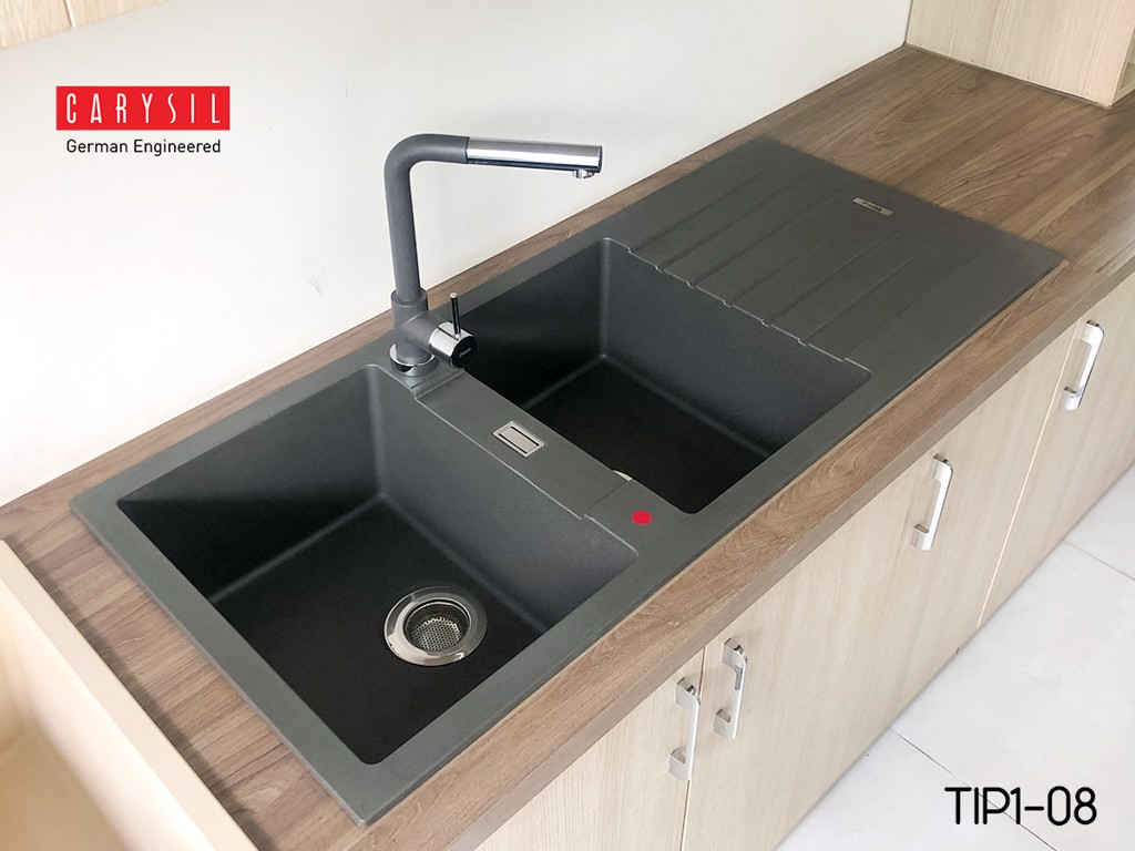 chau rua bat bang da granite co canh Carysil TIP1