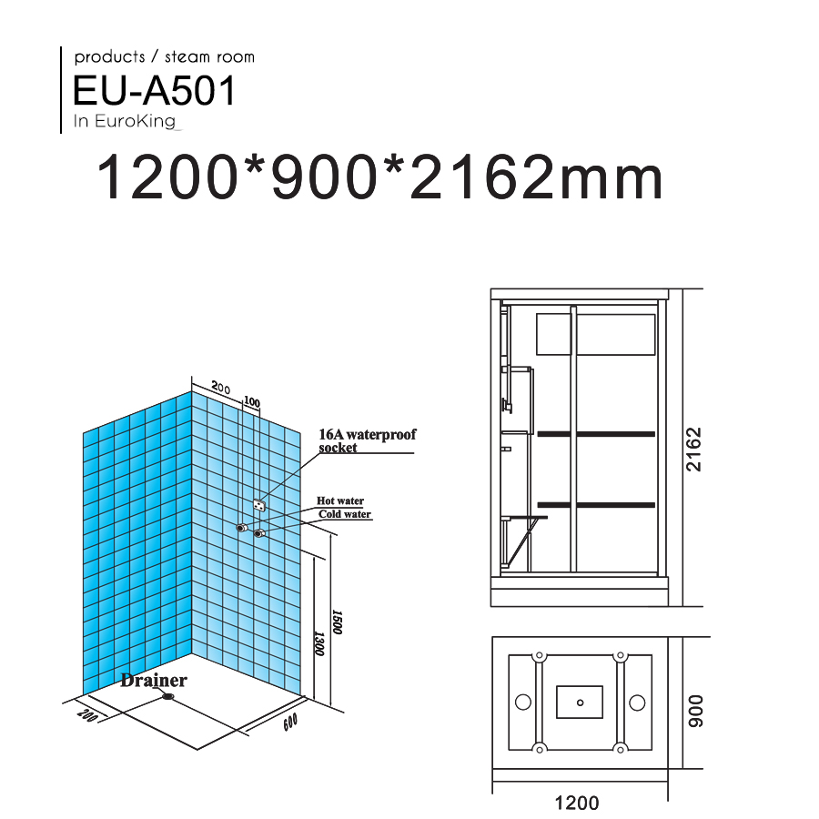 Phòng xông hơi EU-A501