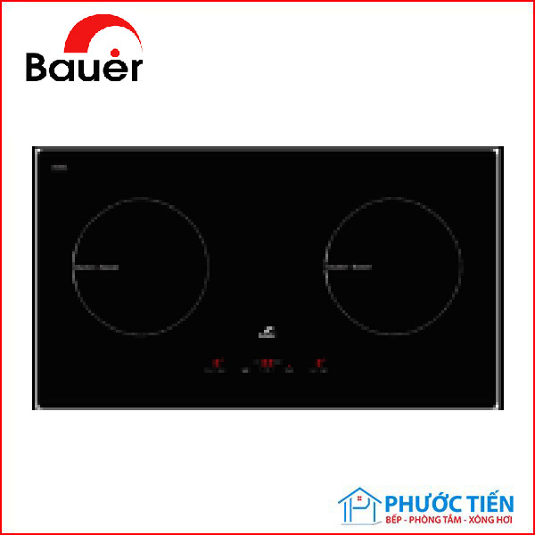 Bếp cảm ứng từ 2 vùng nấu Bauer BE62SS