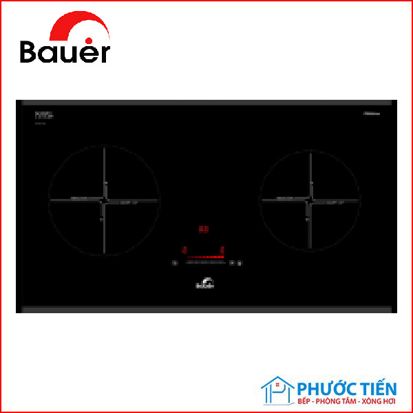 Bếp cảm ứng từ 2 vùng nấu Bauer BE820GTS