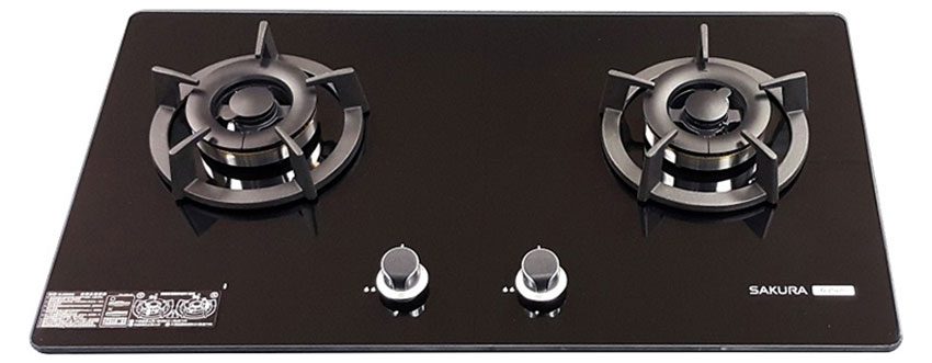 Bếp gas đôi âm kính Sakura G-2522GB