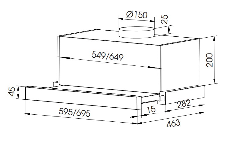 Máy hút mùi SYP6222B/7222B