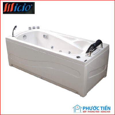 Bồn tắm massage Micio PM-150L (ngọc trai - yếm trái-1500x750x600mm)