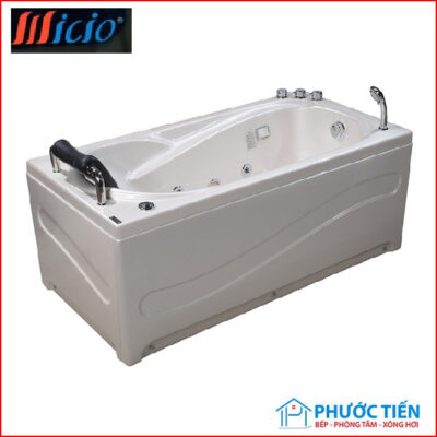 Bồn tắm massage Micio PM-150R (ngọc trai -yếm phải-1500x750x600mm)