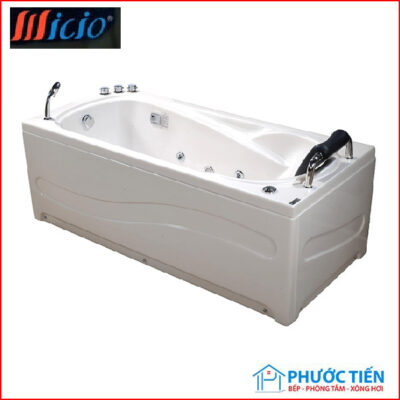 Bồn tắm massage Micio PM-170L (ngọc trai - yếm trái-1700x750x600mm)