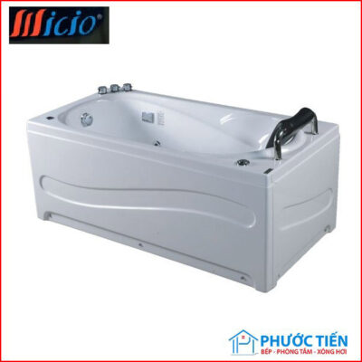Bồn tắm massage Micio WM-150L (acrylic -yếm trái-1500x750x600mm)