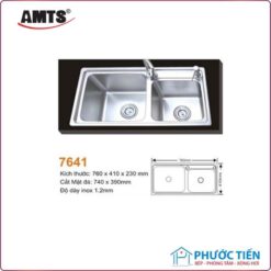 Chậu rửa bát AMTS 7641