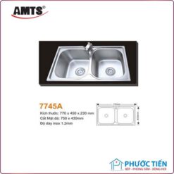 Chậu rửa bát AMTS 7745A