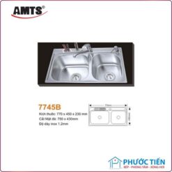 Chậu rửa bát AMTS 7745B