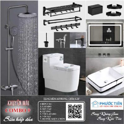 combo phòng tắm