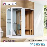 Phòng Xông Hơi Nofer VS - 89103S(RL)Whiteblack