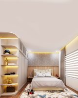 Bộ Nội Thất Phòng Ngủ Phong Cách Tân Cổ Điển 01