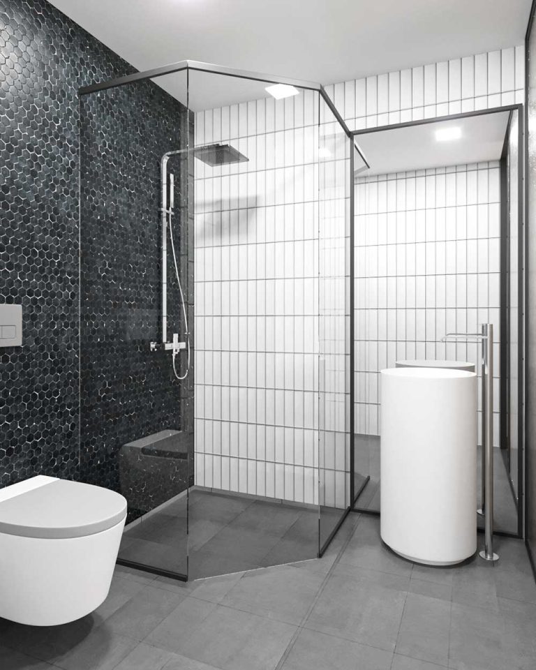 Gói Thi Công + Nội Thất Phòng Tắm Phong Cách Đương Đại