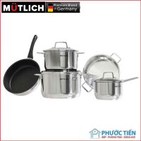 Bộ nồi chảo Inox cao cấp MUTLICH MG255I