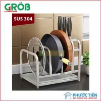 Kệ cài dao thớt inox 304 – Kệ để dao thớt inox 304 để bàn