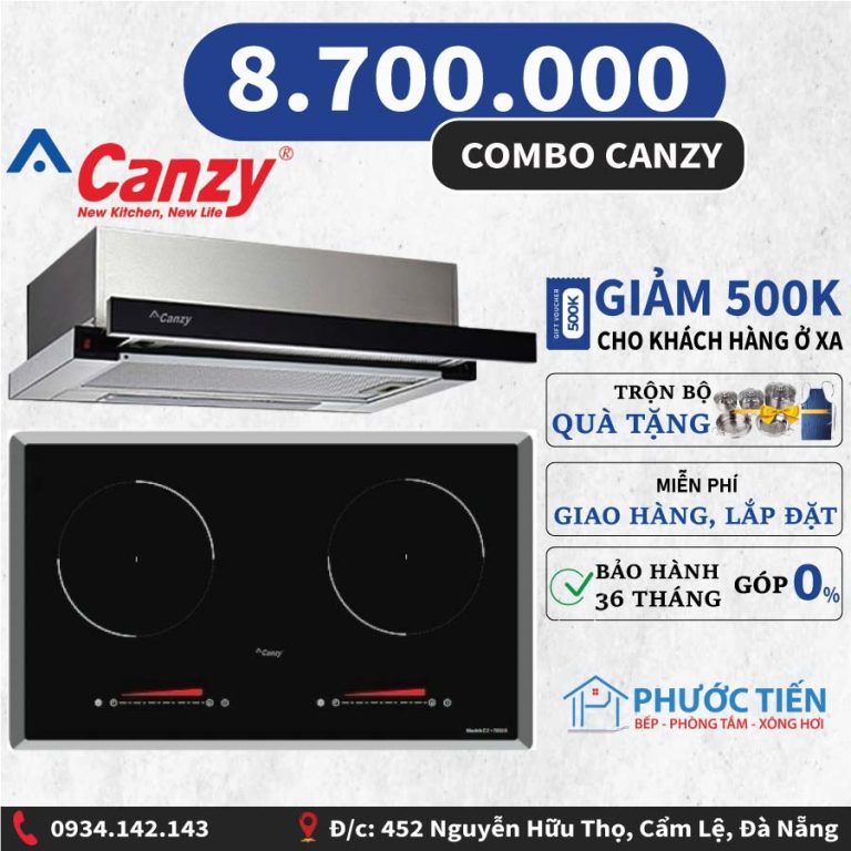 Combo bếp Canzy giá rẻ