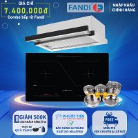 Bếp từ kèm hút mùi Fandi thương hiệu Đức