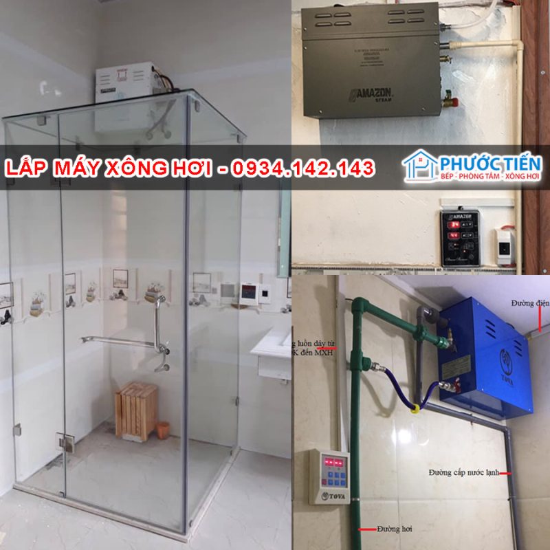 Thi công máy xông ướt tại Đà Nẵng