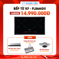 Combo bếp từ Kaff KF - FL 866GIH cùng nhiều quà tặng