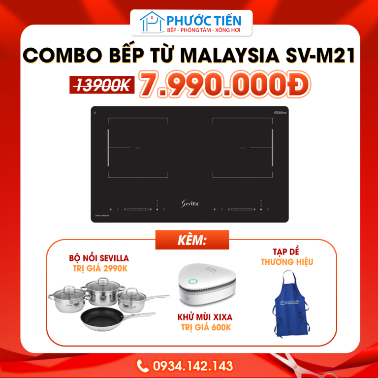Combo bếp từ Malaysia SV – M21